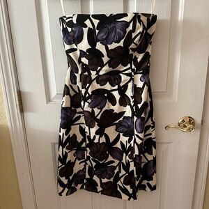 Banana Republic Floral Strapless Dress